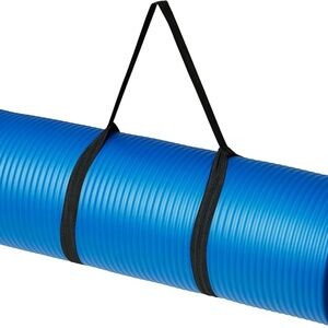 Extra Thick 1/2 Inch Yoga Mat with Carrying Strap - Comfortable Fitness Support